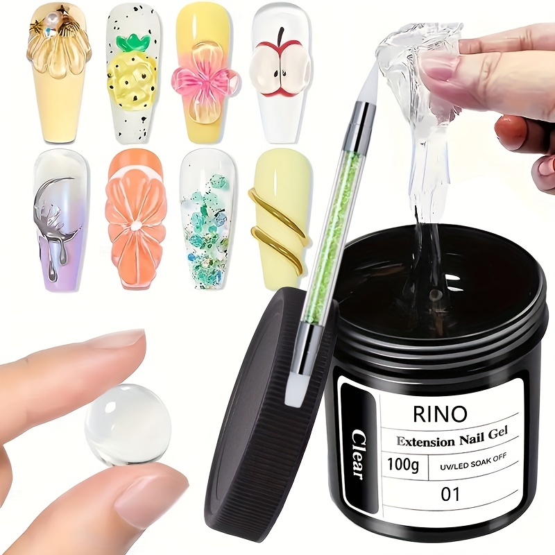 Nail Art Quirky - 100g 투명 논스틱 핸드 익스텐션 네일