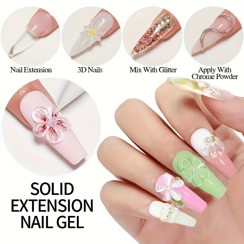 100g 투명 논스틱 핸드 익스텐션 네일 젤 (스컬프처 - Nail Art Quirky 리뷰 및 가격