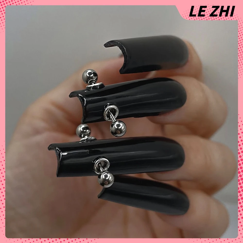 Y2K 스파이스 걸스 10개 수제 고딕 펑크 프레스온  - Nail Art Gothic 리뷰 및 가격