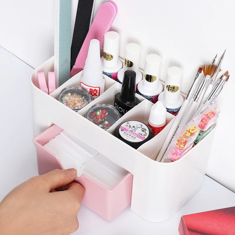 네일 아트 주최자 데스크탑 서랍 화장품 보관 상자 메이 - Nail Art Sch 리뷰 및 가격
